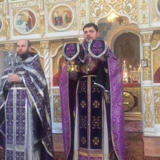 Богослужение в Неделю 2-ю Великого поста в Свято-Ильинском храме г. Саки Крым