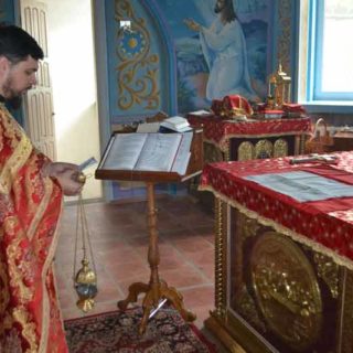 Божественная Литургия и благодарственный молебен в День Победы в Свято-Ильинском храме
