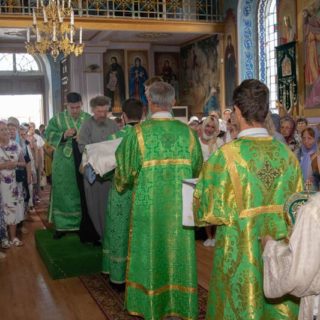 Престольный праздник в Свято-Ильинском храме г. Саки