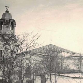 Свято-Ильинский храм г.Саки до восстановления купола